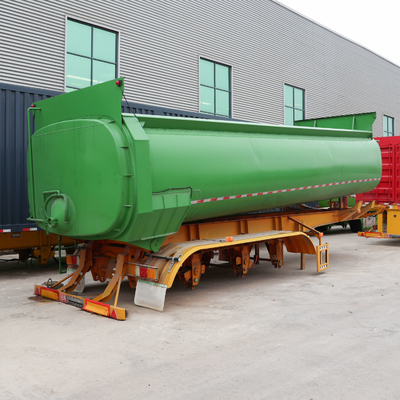40 à 80 tonnes en forme de U Dump Tipper semi-camion remorque pour le transport du charbon de roche de sable dans un seul