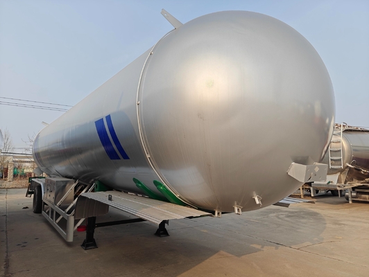 56 cbm 57 cbm 28 tonnes 29 tonnes réservoir routier de gaz propane GPL semi-remorque pour 3 essieux plat