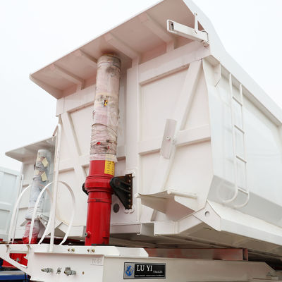 Capacité élevée 30-100 tonnes arrière 3 4 5 6 essieux remorques à bascule remorque à bascule décharge semi-camion remorque