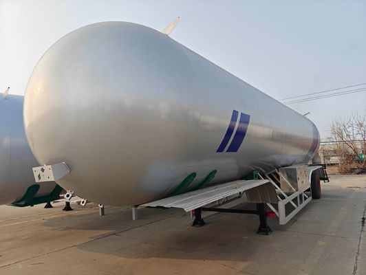 3 essieux Transport de gaz 61,9 M3 Semi-remorque pour GPL ABS Système de freinage antiblocage inclus