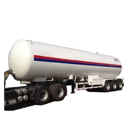 Camion à trois essieux oxygène liquide CO2 gaz cryogénique réservoir d'azote liquide semi-remorque