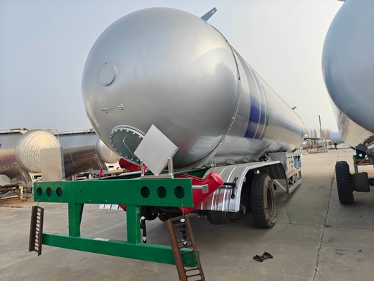 Semi-remorque à carburant au gaz de 13 tonnes à 3 essieux pour le marché tanzanien