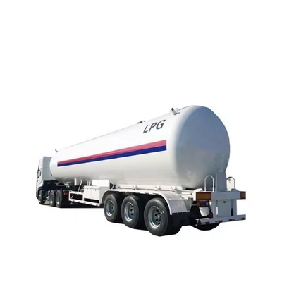 56 cbm 57 cbm 28 tonnes 29 tonnes réservoir routier de gaz propane GPL semi-remorque pour 3 essieux plat