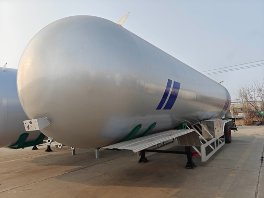 56 cbm 57 cbm 28 tonnes 29 tonnes réservoir routier de gaz propane GPL semi-remorque pour 3 essieux plat