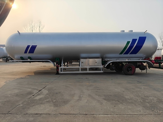 56 cbm 57 cbm 28 tonnes 29 tonnes réservoir routier de gaz propane GPL semi-remorque pour 3 essieux plat