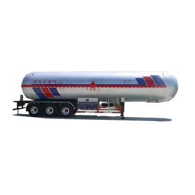 3 essieux personnalisés 4 compartiments réservoir de carburant à gaz Semi-remorque pour le transport lourd