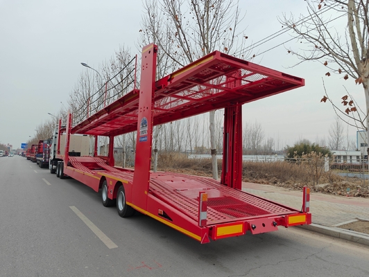 Autodéchargeur à 2/3 essieux Tracteur de transport remorqueur semi-remorque avec capacité 6/8/10 voitures