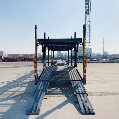 Appareil de transport de véhicules à suspension mécanique en acier pour véhicule de transport de véhicules à semi-remorque