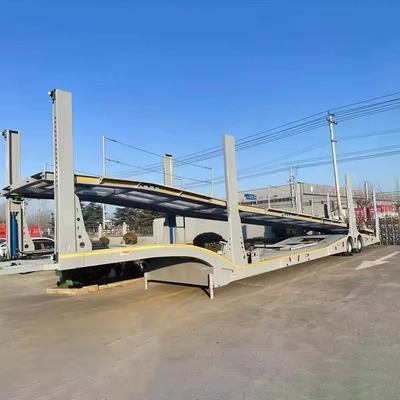 6 8 Unités véhicule de transport de véhicule de transport semi-remorque équipée de suspension mécanique en acier