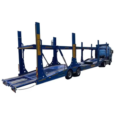 6 8 Unités véhicule de transport de véhicule de transport semi-remorque équipée de suspension mécanique en acier