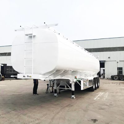 40000L réservoir de ciment en vrac remorque 4 essieux réservoir en aluminium avec API vanne à air