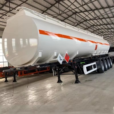 500 mm de diamètre de trou d'échappement à 2 essieux, semi-remorque pour pétrolier avec système de freinage antiblocage ABS