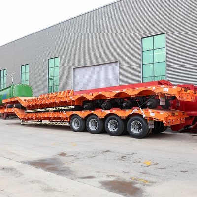 BPW/Fuwa Axles Semi-remorque à lit bas pour les exigences de transport de capacité de charge de 50 T