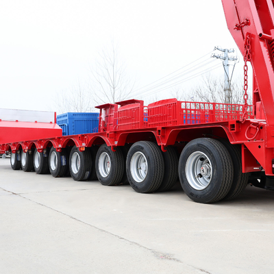 3 essieux 60 tonnes 100 tonnes 18 mètres essieu bas de rangement bas de rangement camion bas de rangement semi-remorque ISO9001 approuvé