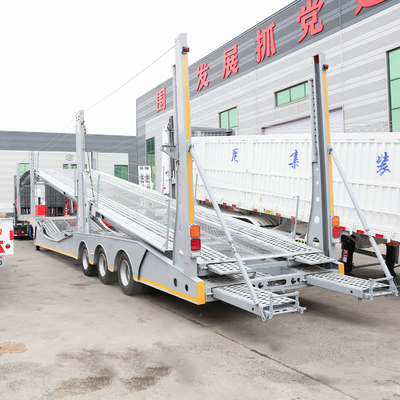 60 tonnes de remorque à tracteur semi-basse couche avec certification ISO9001 et essieux BPW/Fuwa