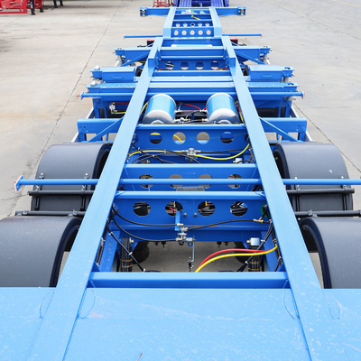 13000x2500-3000x1650mm Camion à lit bas Semi-remorque pour le transport de matériel lourd