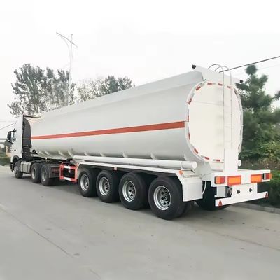 Demande personnalisée Blanc bleu jaune vert réservoir d'huile de carburant semi-remorque avec 2/3/4 essieux