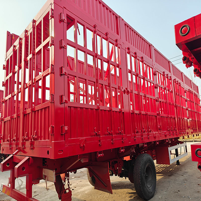 Trailers de transport de bétail auto-dépliant de catégorie lourde pour camions de transport de bétail