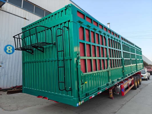 2/3/4 essieux clôture commerciale animal bétail semi-remorque sans ABS anti-blocage freinage