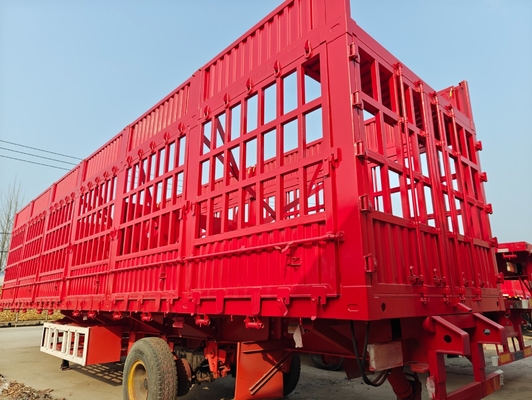 2/3/4 essieux clôture commerciale animal bétail semi-remorque sans ABS anti-blocage freinage