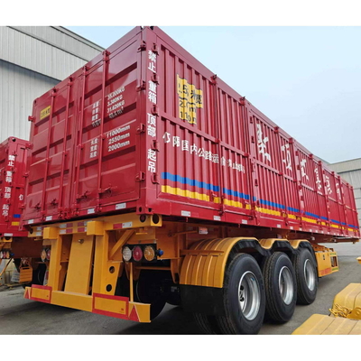 3 essieux clôturés par une clôture à paroi latérale Cargo Semi-remorque le meilleur choix pour le transport de marchandises