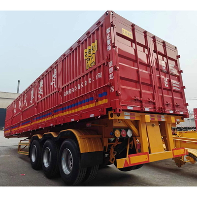 40 pieds 50 tonnes Lit plat Lit plat Semi-remorque Chassis de conteneur de chargement lourd chinois
