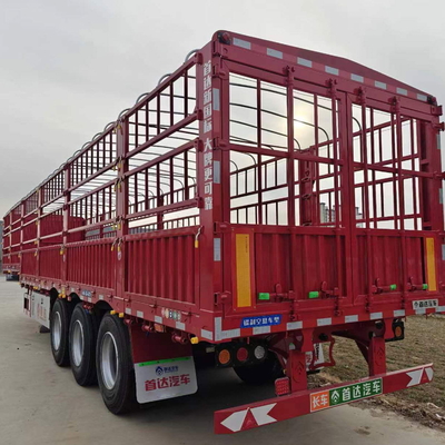 40 pieds 50 tonnes Lit plat Lit plat Semi-remorque Chassis de conteneur de chargement lourd chinois