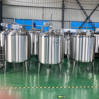 304 316 Ss réservoir de mélange de mélangeurs en acier inoxydable