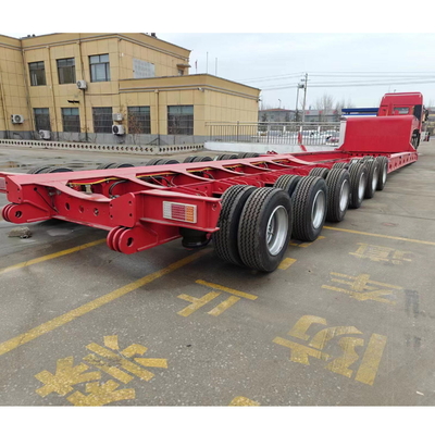 Bonne remorque à trois essieux 40 ft 20 ft conteneur plat 60 tonnes pour vos besoins