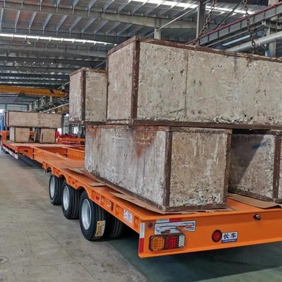 Semi-remorque basse capacité de charge de 80 tonnes