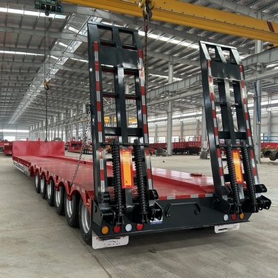 Semi-remorque basse capacité de charge de 80 tonnes